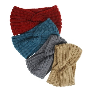 Invierno otoño cálido <span class=keywords><strong>diadema</strong></span> mujer trenzado anudado tejido banda para el cabello africano cabeza envoltura <span class=keywords><strong>diadema</strong></span> turbante <span class=keywords><strong>diadema</strong></span> - Product Image 6