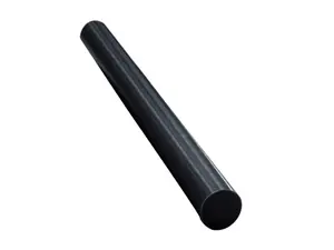 High Performance Customized Size 30% Carbon Fiber Filled Peek Rod CA30 Peek Rod Black Peek Rod