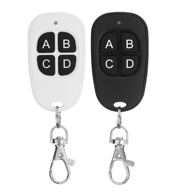 Aiba AB061B 433.92MHz Waterproof Rolling Code Hcs301 Gate Control 4 Button Garage Remote Control CR2016 Battery Home Industrial