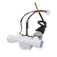 Sensor Aliran 4-in-1 Pabrik OEM untuk Pemantauan Aliran dengan Tekanan Air, Suhu, TDS, Sambungan 3/8 untuk Mesin Keg Bir 0.5-6LPM
