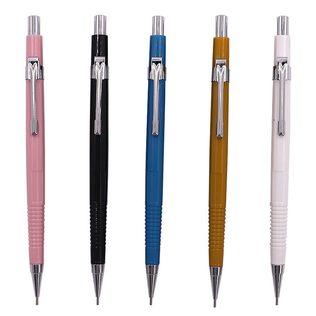Classic Bonvada Custom Office School Use Automatic Mechanical Drafting Pencil Refillable 0.5/0.7mm Lead Custom Logo Available