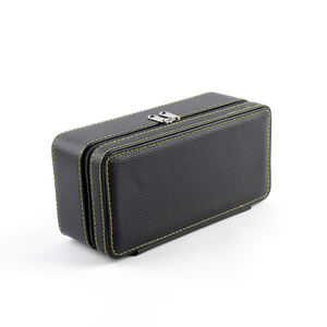 Estuche de viaje de lujo de PU con cremallera para joyas, de doble capa, multifuncional, para colección de anillos, colgantes, brazaletes y collares. - Product Image 3