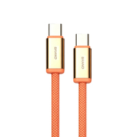 Cable USB Tipo-C a Tipo-C de Carga Rápida 60W-240W 5A con Trenzado de Nailon PD 3.1 para iOS y Cámaras 1m/2m