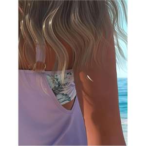 Ensemble de maillot de bain tankini pour femme personnalisé, col en V, imprimé tropical, short taille haute, maillot de bain deux pièces extensible - Product Image 1