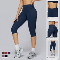 Shorts de sport pour femme à séchage rapide, compression, effet push-up, taille haute, contrôle du ventre, couleur unie, pour gym, athlétisme et yoga