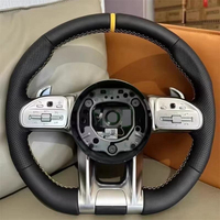 Volante Deportivo Personalizado de Fibra de Carbono y Acero para Mercedes Benz W204 W205 C200 C260 C43 C63
