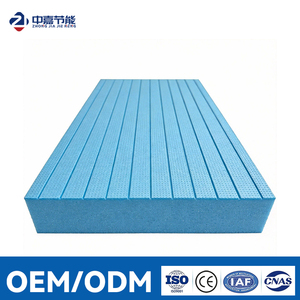 Panneau d'isolation XPS Zhongjia certifié ISO9001 CE, 22 kg/m³, matériau isolant thermique pour la construction murale - Product Image 1