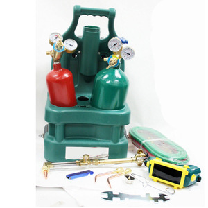 Kit de chalumeau de soudage et de découpe oxyacétylénique portable avec bouteille et régulateur pour usage industriel WQ 01 - Product Image 2