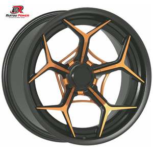 ล้อคาร์บอนไฟเบอร์ฟอร์จ 2 ชิ้น ขนาด 20 21 22 23 นิ้ว 5x114.3 5x120 5x112 5x139.7 PCD สำหรับรถยนต์นั่งส่วนบุคคลและรถสปอร์ต - Product Image 3