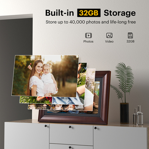 Cadre photo numérique 10-14 pouces avec lecteur vidéo HD et détection de présence humaine pour publicité vidéo <span class=keywords><strong>en</strong></span> anglais - Product Image 4