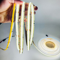 Bande lumineuse LED COB 24V, couleur unique, effet de poursuite, 360 LED par mètre, 10 m par rouleau, bande LED COB flexible