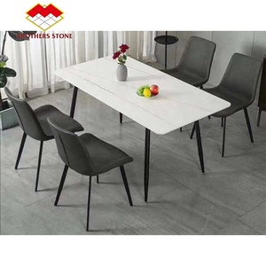 Brother Stone Factory Đá Nhân Tạo <span class=keywords><strong>Console</strong></span> Với Chân Vàng Sang Trọng Bàn Đá Cẩm Thạch Thiêu Kết Đá Countertop - Product Image 4