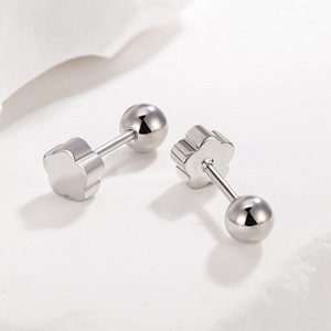 <span class=keywords><strong>Orecchini</strong></span> ipoallergenici piccoli e graziosi <span class=keywords><strong>orecchini</strong></span> a sfera con vite posteriore <span class=keywords><strong>per</strong></span> cartilagine <span class=keywords><strong>Tragus</strong></span> Post gioielli di compleanno orecchino da donna - Product Image 4