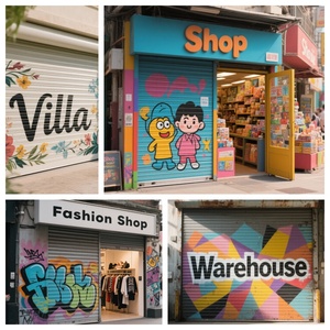 Hiện Đại Công Nghiệp Trung Tâm Mua Sắm & Tàu Điện Ngầm Kho Của Lật Hội Đồng Quản Trị Cán Màn Trập Cửa Khẩn Cấp Thoát Rắn Gỗ Cửa Trượt - Product Image 3