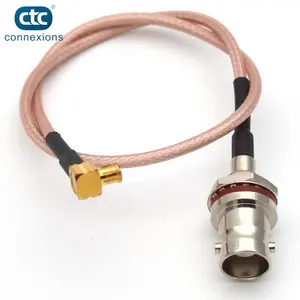 Cabo adaptador de cabo de antena rf, conector rg316 coaxia de montagem em ponte rf