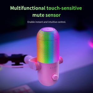 Nuevo micrófono condensador USB Razer Seiren V3 Chroma RGB, micrófono de grabación de escritorio Plug and Play para juegos, podcasts y transmisiones en vivo - Product Image 4