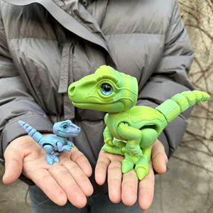 Figura <span class=keywords><strong>de</strong></span> Acción <span class=keywords><strong>de</strong></span> Dinosaurio Colorido Impreso en 3D Vashine, <span class=keywords><strong>Velociraptor</strong></span> <span class=keywords><strong>de</strong></span> Cristal Flexible, Juguetes <span class=keywords><strong>de</strong></span> Animales, Materiales Seguros, Original - Product Image 2