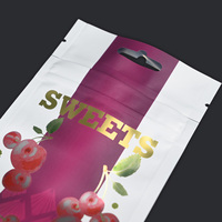 Impression numérique personnalisée 3.5g 7g 14g 1oz emballage en plastique laminé fermeture éclair pochette à biscuits sacs en Mylar à l'épreuve des enfants