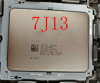 Processeur de serveur AMD 7J13 en gros, 64C/128T, 7nm Zen 3 Milan, CPU d'infrastructure dédiée, sans verrouillage fournisseur, vente chaude