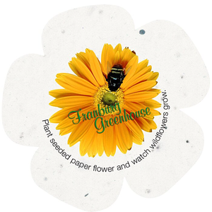 Posavasos Circular de Papel con Semillas Plantables Personalizado, Regalo Promocional Ecológico con Impresión de Logotipo para Bares y Restaurantes - Product Image 1