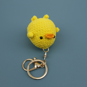 Mini Portachiavi Anatra Gialla Fatta a Mano all'Uncinetto, Ciondolo Bambola in Filato Amigurumi, Giocattoli Animali Lavorati a Maglia, Ciondolo per Borsa, Vendita all'Ingrosso - Product Image 2