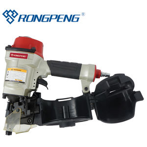 Pistola sparachiodi a bobina per coperture pneumatiche RONGPRNG MCN55 con chiodi saldati a filo piatto da 15 gradi - Product Image 5