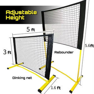 Jaring <span class=keywords><strong>Mini</strong></span> Baru untuk <span class=keywords><strong>Net</strong></span> 5ft untuk Ball Dink Rebound <span class=keywords><strong>Net</strong></span> dengan Ketinggian yang Dapat Disesuaikan - Product Image 2