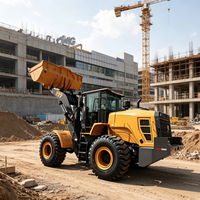 MX958 Neuer Frontlader 5,5 Tonnen Schwerlast-Radlader Hydraulisches System Kompakter Radlader Baumaschinen