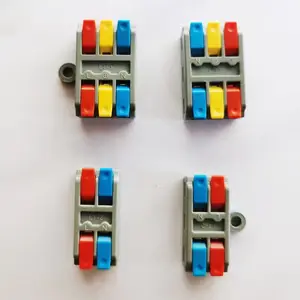 Renkli ve şeffaf kol tel konnektörleri LT-2 LT-3 hızlı ekleme bağlantı terminalleri tel konnektörüne itin