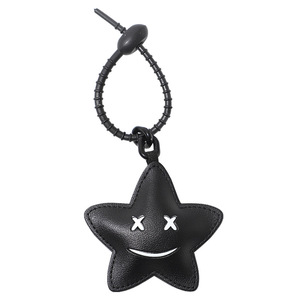 Piccolo Ciondolo Portachiavi in Vera Pelle <span class=keywords><strong>Nera</strong></span> Stile Punk con Dettagli in Lega, Design Creativo e Accattivante, Bestseller Transfrontaliero per E-commerce - Product Image 1