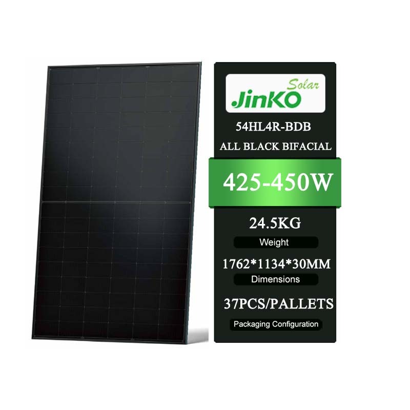 Jinko Solar Panels - Efficient 425-450W Full Black Modules