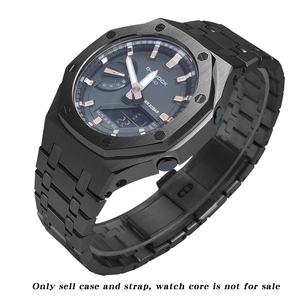 Bracelet de montre en acier inoxydable modifié et remplacement du boîtier en métal pour <span class=keywords><strong>GMA</strong></span>-<span class=keywords><strong>S2100</strong></span> - Product Image 5