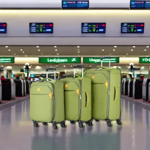 3pcs高品质可扩展拉链织物行李箱旅行行李箱套装牛津1680D防水手提行李箱套装