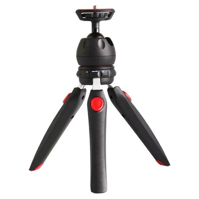 UK Popular Red Color Desktop Vlog Travel Tripod for LED Light Webcam Camera Projector Self-Timer Handheld Mini Bracket