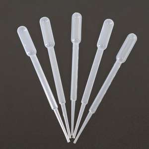 Pipeta manual <span class=keywords><strong>de</strong></span> vidrio <span class=keywords><strong>de</strong></span> 3ML, envuelta individualmente, <span class=keywords><strong>gotero</strong></span> <span class=keywords><strong>de</strong></span> transferencia desechable <span class=keywords><strong>de</strong></span> 3Ml, tipo Pasteur - Product Image 2