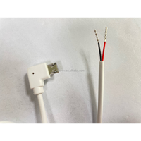 Cable Pigtail Personalizado de 0.5/1/2m Micro Macho a Extremo Abierto con Cable Desnudo y Cubierta de PVC