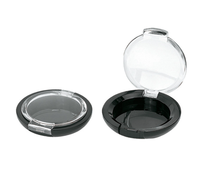 Mini boîte vide transparente à couvercle rabattable en ABS pour échantillon de fond de teint compact, anti-cernes, fard à paupières, format 1g