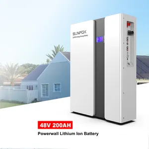 Powerwall Solar Energy Storage System 48V 10kwh Lithium Ion Battery 5~10 Kwh 51.2v 200ah 50ah Nominal Capacity 400ah 600ah