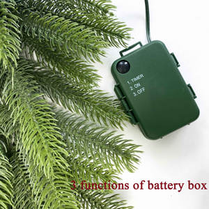 Guirlande artificielle de 9FT 270CM pleine guirlande de Noël PE pour la décoration extérieure - Product Image 3