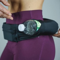 Cinturón Deportivo Ajustable Personalizado con 3 Bolsillos, Riñonera para Hacer Ejercicio con Cinturón Resistente al Sudor, Bolsa para iPhone