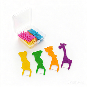 Hilo Dental Infantil con Sabor, Diseño Divertido de Animales, Material PE, Empaque en Caja, para Uso Doméstico - Product Image 2