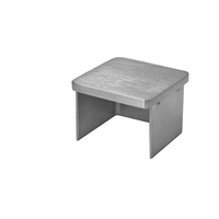 Offre Spéciale : Garde-corps décoratif pour escalier en tube rond, main courante extrudée en acier inoxydable 304 316, embouts carrés pour rails