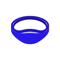Pulsera de silicona de alta frecuencia con mini etiqueta, venta al por mayor, pulsera NFC para exteriores para control de acceso de bloqueo inteligente, pulsera RFID IC