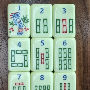 Juego de Mahjong Portátil Moderno Florence, Versión de Fábrica en Verde Jade Claro, Listo para Enviar - Product Image 3