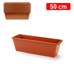 Fioriera in plastica da 50 cm, resistente e riutilizzabile per l'organizzazione e la conservazione domestica - Product Image 1