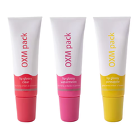 Tubes de brillant à lèvres en plastique premium de 10 ml, mignons, bon marché, vides, couleur bonbon, tubes souples avec impression offset