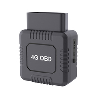 Rastreador GPS VIECAR 4G OBD-II para Vehículos, Monitoreo del Motor, Alarma de Exceso de Velocidad, Dispositivo Rastreador con Puerto OBD II