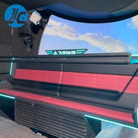 Cinéma dôme volant 3D 7D VR à vision directe JC, machine de jeu d'attraction immersive à 360 degrés pour intérieur, capacité personnalisable