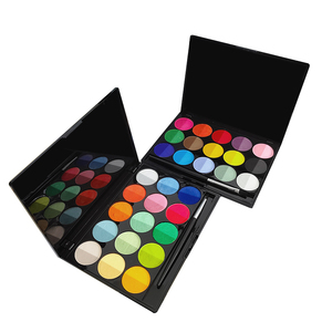 <span class=keywords><strong>Paleta</strong></span> de Maquillaje Profesional Mate de 15 Colores para Rostro y Cuerpo, Activada por Agua, Delineador Cosmético Lavable - Product Image 5