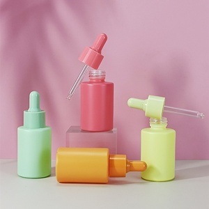 Serum <b>Bottle</b> Pastel Color Glossy pink Cosmetic <b>Bottle</b> 30ml 40ml 50ml 60ml Hair Oil <b>Dropper</b> <b>Bottle</b> - Product Image 6